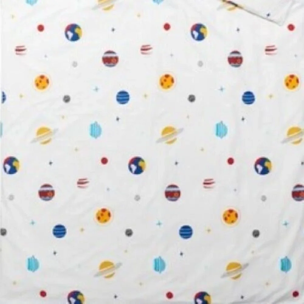 IKEA AFTONSPARV Twin‎ Duvet Cover + 1 Queen Pillowcase - Space/Multicolor